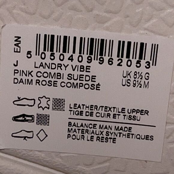 NWT Clark’s Landry Vibe Sneakers Pink Combo Suede - Picture 7 of 8